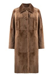 reversible shearling coat