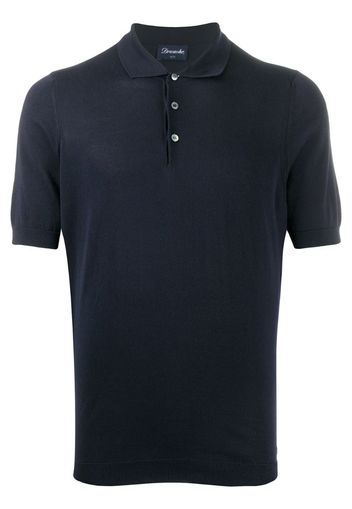 plain short-sleeved polo shirt