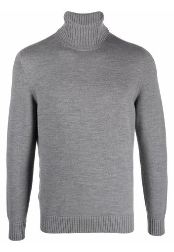 Drumohr roll-neck merino jumper - Grigio