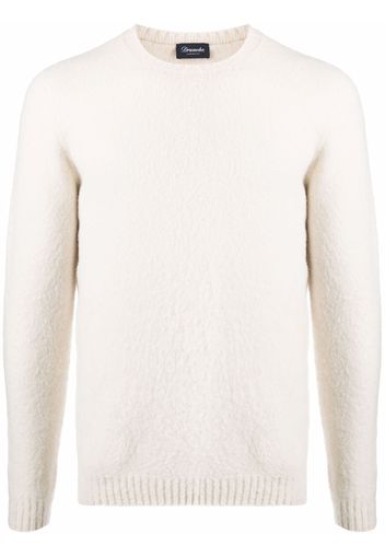 Drumohr crewneck wool jumper - Bianco