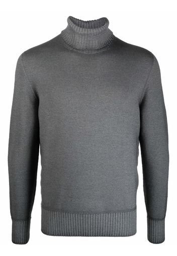 Drumohr roll-neck wool jumper - Grigio