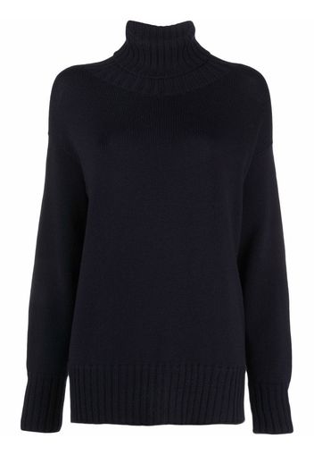 Drumohr roll-neck merino jumper - Blu