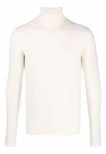 Drumohr roll-neck cashmere jumper - Toni neutri