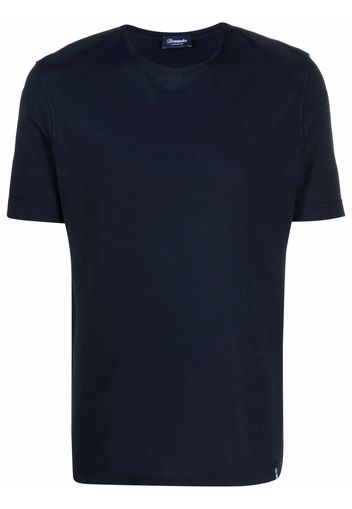 Drumohr T-shirt girocollo - Blu