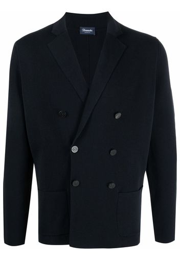 Drumohr double-breasted button blazer - Blu