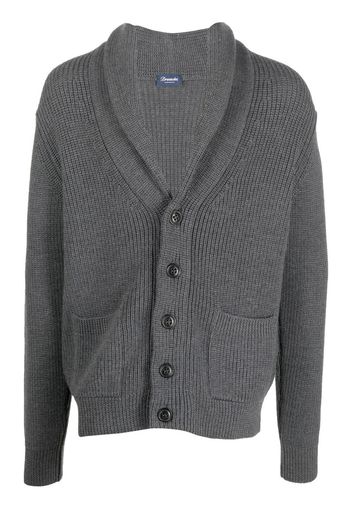 Drumohr knitted merino wool cardigan - Grigio