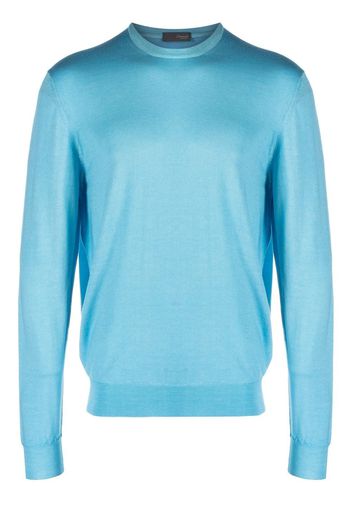 Drumohr merino crew-neck jumper - Blu