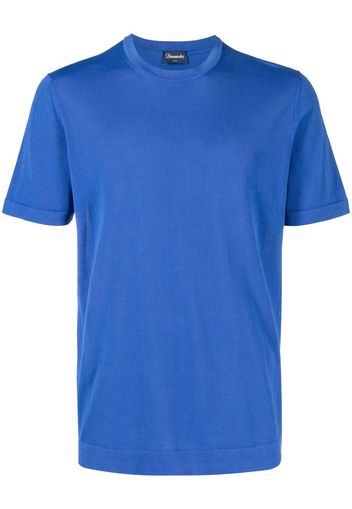 Drumohr crew-neck short-sleeve T-shirt - Blu