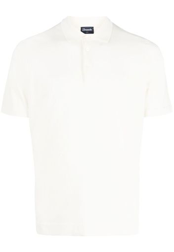 Drumohr short-sleeved cotton polo shirt - Toni neutri