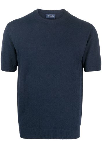 Drumohr crew-neck short-sleeve jumper - Blu