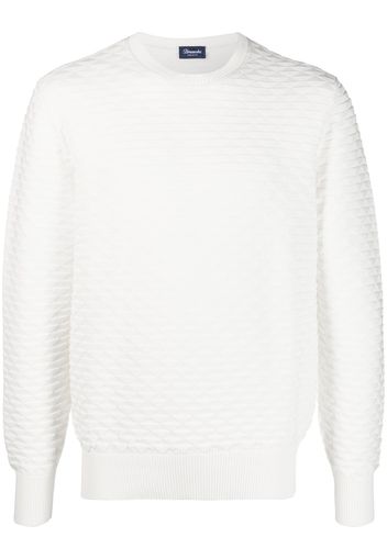 Drumohr diamond-pattern cotton jumper - Toni neutri