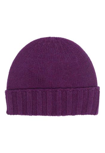 Drumohr knitted cashmere beanie - Viola