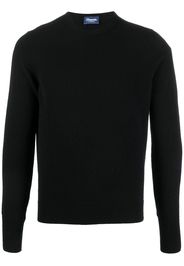 Drumohr crew neck cashmere sweater - Nero