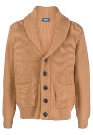 Drumohr Steve McQueen merino cardigan - Marrone