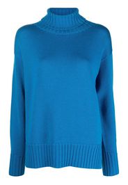 Drumohr roll neck knitted jumper - Blu