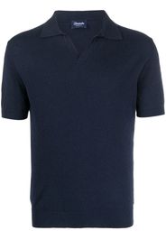 Drumohr jersey short-sleeved polo shirt - Blu