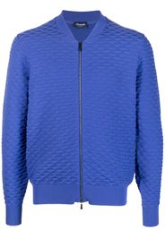 Drumohr diamond-pattern cotton cardigan - Blu