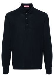 Drumohr Polo con colletto ampio - Blu