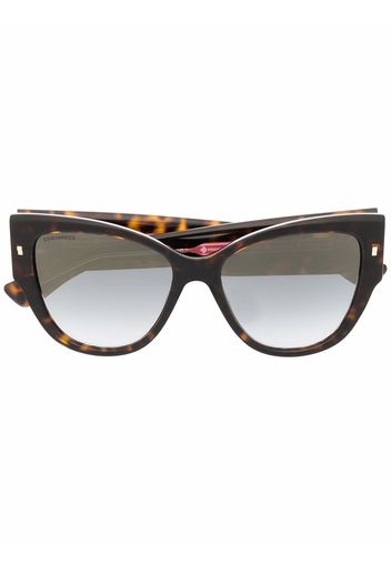 Dsquared2 Eyewear Occhiali da sole oversize - Marrone