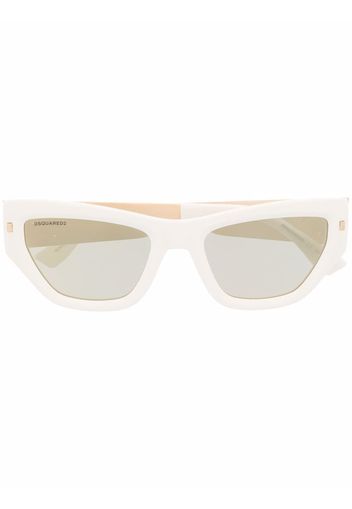 Dsquared2 Eyewear cat-eye frame sunglasses - Bianco