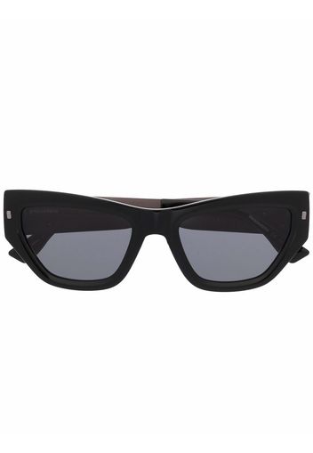 Dsquared2 Eyewear cat-eye logo-plaque sunglasses - Nero