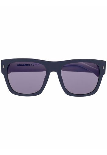 Dsquared2 Eyewear Occhiali da sole con logo goffrato - Blu
