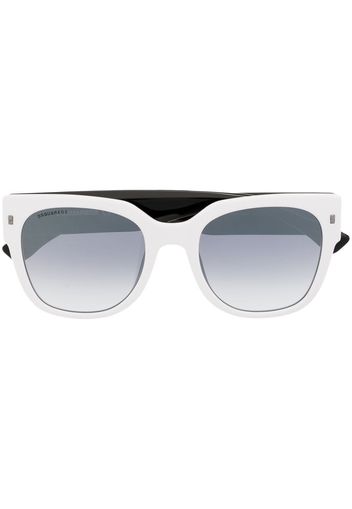 Dsquared2 Eyewear Occhiali da sole rettangolari - Bianco