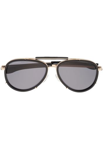 Dsquared2 Eyewear Occhiali da sole con logo goffrato - Nero