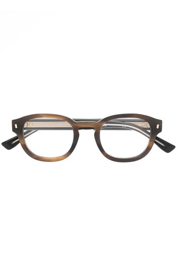 Dsquared2 Eyewear Occhiali con stampa - Marrone