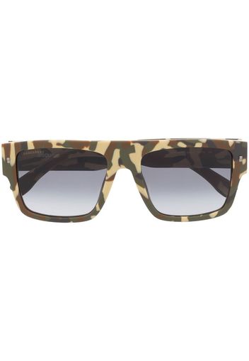 Dsquared2 Eyewear Occhiali da sole con stampa camouflage - Verde