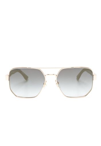 Dsquared2 Eyewear metallic-effect aviator-frame sunglasses - Oro