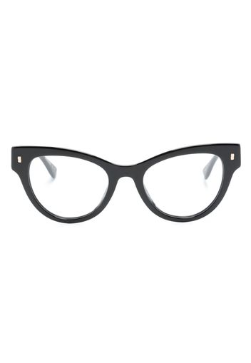 Dsquared2 Eyewear logo-embossed cat-eye glasses - Nero