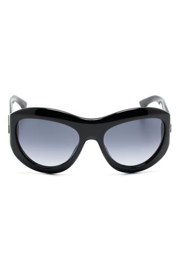 Dsquared2 Eyewear logo-plaque round-frame sunglasses - Nero