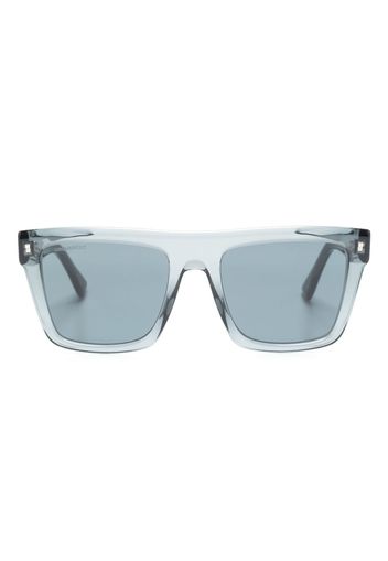 Dsquared2 Eyewear logo-print square-frame sunglasses - Grigio