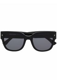 Dsquared2 Eyewear Occhiali da sole con logo goffrato - Nero