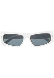 Dsquared2 Eyewear logo-print square-frame sunglasses - Bianco