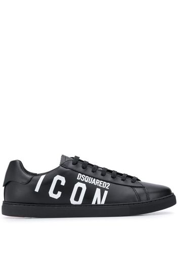 logo print sneakers