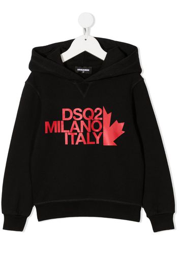 Milano logo-print hoodie