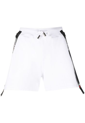 logo-tape cotton shorts