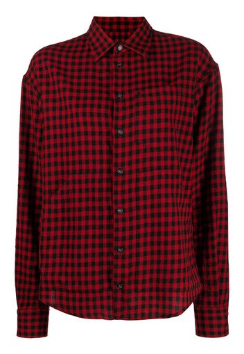 Dsquared2 Camicia a quadri - Rosso