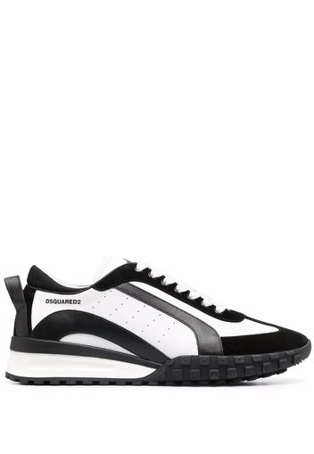 Dsquared2 two-tone low-top trainers - Bianco