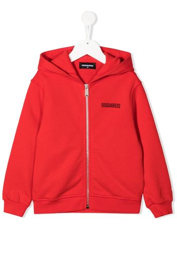 Dsquared2 Kids Felpa Icon con cappuccio - Rosso