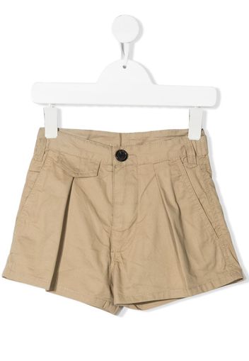 Dsquared2 Kids high-waisted flared shorts - Toni neutri