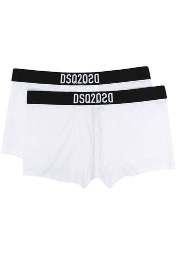 Dsquared2 Boxer con logo - Bianco