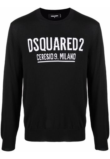 Dsquared2 Maglione con logo - Nero