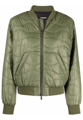 Dsquared2 Piumino con applicazione - Verde