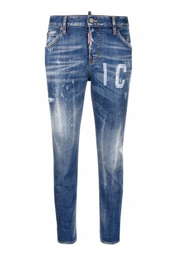 Dsquared2 Icon Cool Girl cropped jeans - Blu