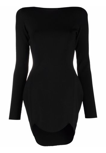 Dsquared2 scallop-hem knitted dress - Nero