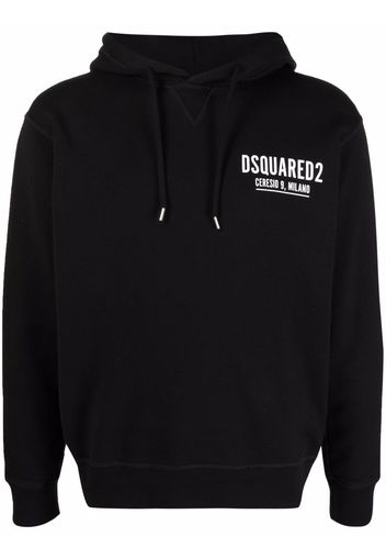 Dsquared2 Felpa con stampa - Nero