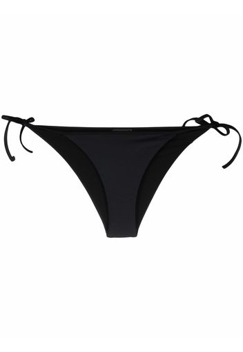 Dsquared2 slogan-print two-tone bikini bottom - Nero